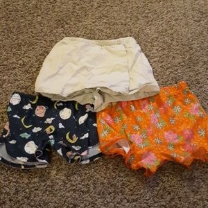 Girls shorts and skort
